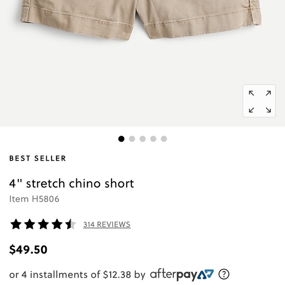 J Crew Chino Pink Shorts Sz 4 - Picture 7 of 7